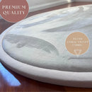 Axyaa Coral Fleece Round Rug for Bedroom and Living Room Decor