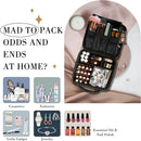 Axyaa Cosmetic Organizer Bag with Adjustable Dividers – Travel-Friendly Makeup Case