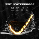 Axyaa LED DRL Toyota Hilux Revo 2024 2025 Daytime Running Lights Turn Signal Fog Lamps