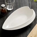 Axyaa Heart Shaped Fish Plate Set - Restaurant Tableware