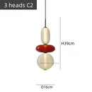 Axyaa Nordic Glass Chandelier: Stylish and Colorful Lighting for Home and Business