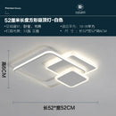 Axyaa LED Ceiling Light Fixture with Remote Control, Modern Metal Acrylic Design