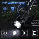 Axya LED Headlamp: Rechargeable, Zoomable, Bright.