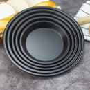 Axyaa 8/10 Inch Non-Stick Pizza Pan - Round Baking Tray and Cooking Sheet