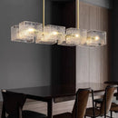 Axyaa Luxury Crystal Chandelier: Modern Irregular Luster Pendant Light for Living Room & Restaurant