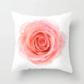 Axyaa Flower Pattern Decorative Sofa Cushion Cover Pillow Pink