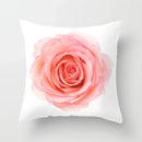 Axyaa Flower Pattern Decorative Sofa Cushion Cover Pillow Pink