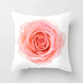 Axyaa Floral Pattern Decorative Sofa Cushion Cover Pink