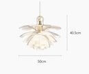 Axyaa Glass Pine Cone LED Chandelier for Living Room Bedroom Kitchen Decor