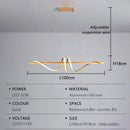 Axyaa LED Pendant Light with Remote Dimming for Modern Home Decor