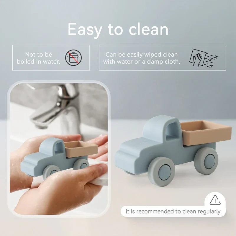 Axya Silicone Baby Blocks Car Toy for Educational Development