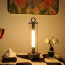 Axyaa Touch Dimmable LED Desk Lamp, Modern USB Rechargeable Ambient Light
