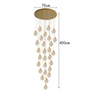 Axyaa Modern LED Chandeliers for Dining Room Pendant Lighting