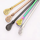 Axyaa Stainless Steel Tea & Juice Drinking Straw Set for Parties & Bars