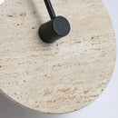 Axyaa Round Stone LED Wall Lights Black Metal Sconce Lamp for Bedroom, Foyer, and Stairs