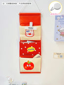 Axyaa Cartoon Wall Storage Organizer - 6 Pockets