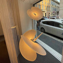 Axyaa Nordic White Leaf Pendant Light for Living Room, Bedroom, Dining Room.