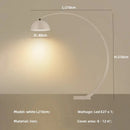 Axyaa Modern Minimalist LED Floor Lamp Iron Living Room Ambiance Lighting
