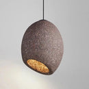 Axyaa Dark Gray LED Small Drop Pendant Lamp for Home Dining Bedroom