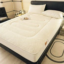 Axyaa Thickened Lamb Wool Mattress: Warm & Washable, Dust Protective Cover