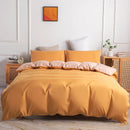 Axyaa Solid Color Microfiber Duvet Cover Set, Comfortable Quilt Cover, King/Twin