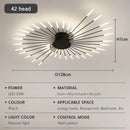 Axyaa Modern LED Chandelier - Fireworks Decorative Lights for Dining & Living Room