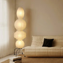 Axyaa Noguchi Floor Lamp: Japanese Wabi Sabi Design, LED Standing Light for Home, Hotel