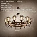 Axyaa Vintage Chandelier Restaurant Personalized Clothing Private Rooms Industrial Living Room Lighting