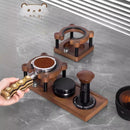 Axyaa Solid Wood Coffee Powder Pressing Base - Coffee Tool Storage Seat - Coffee Handle Bracket
