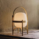 Axyaa Modern Japanese Wood Art LED Table Lamp for Bedroom and Living Room