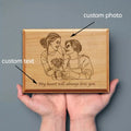 Axyaa Custom Vintage Wooden Photo Frames for Personalized Couple Gifts