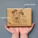 Axyaa Custom Vintage Wooden Photo Frames for Personalized Couple Gifts
