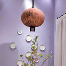 Axyaa Retro Fabric Lantern Pendant Lights for Home and Hospitality