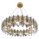 Axyaa Crystal Chandelier: Nordic-Style Luxe Lighting for Living, Dining & Bedroom