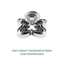 Axyaa Christmas Cookie Cutter Set - Stainless Steel Xmas Themed Biscuit Cutters