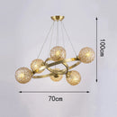 Axyaa Dining Room Chandelier Ceiling Lamps Pendant Lights Indoor Lighting Fixtures