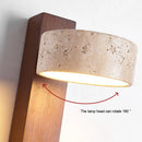 Axyaa Yellow Cave Stone Wall Lamp: Nordic Wabi Sabi Style LED Sconce