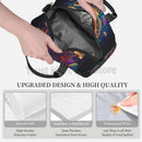 Axyaa Colorful Mushrooms Lunch Bag with Shoulder Strap
