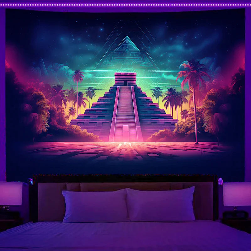 Axyaa Dream City Racing Tapestry - Bedroom Aesthetic Decor and Background Cloth