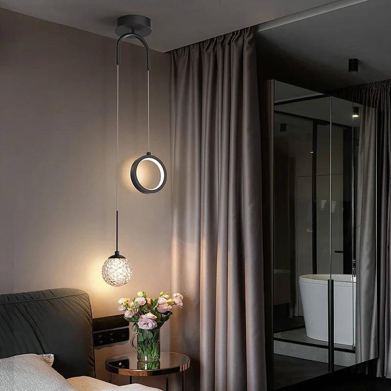 Axya Luxury LED Pendant Light for Bedroom and Living Room