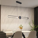 Axyaa Adjustable Dimmable Linear LED Chandelier for Kitchen Dining Room