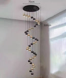 Axyaa LED Pendant Chandeliers for Modern Living and Dining Room Lighting