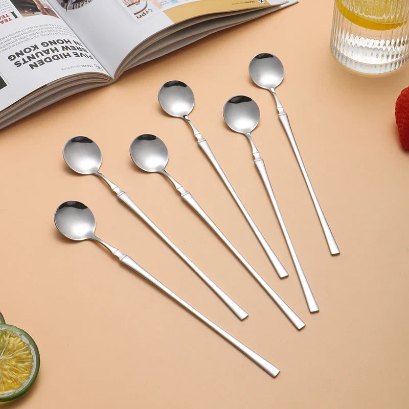 Axyaa Stainless Steel Mirror Ice Scoop Set for Home and Hospitality