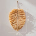 Axyaa Nordic Handmade Straw Wall Decoration, Scandinavian Rattan Hanging Decor