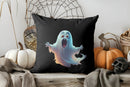 Axyaa Cute Ghost Pumpkin Halloween Pillow Cover for Sofa Bedroom Car