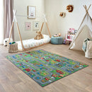 Axyaa Kids' Car Rugs: Non-Slip Room Play Mats for Boys and Girls