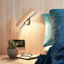 Axyaa Modern Adjustable Wood LED Wall Lamp with Switch - Indoor Wall Sconces for Living Room