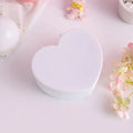 Axyaa Heart-Shaped Jewelry Box with Mirror for Necklaces, Earrings, Rings