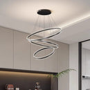 Axyaa Modern Stair Chandelier Pendant LED Ceiling Light for Living Room
