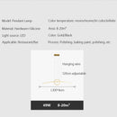 Axyaa LED Pendant Lights for Smart Home - Modern Hanging Lamp for Dining, Living, Kitchen